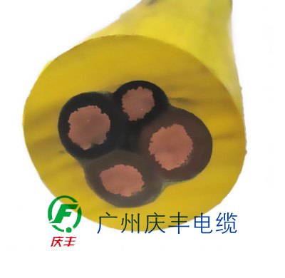 廣州慶豐電纜MYP3*10+1*6礦用移動橡套電纜